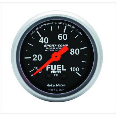 Auto Meter Sport-Comp Mechanical Fuel Pressure Gauge - 3312